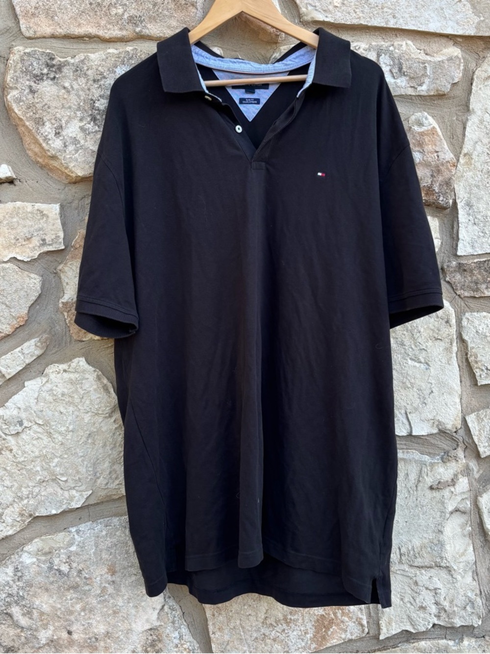 Tommy Hilfiger men's polo shirt black size 3xl
